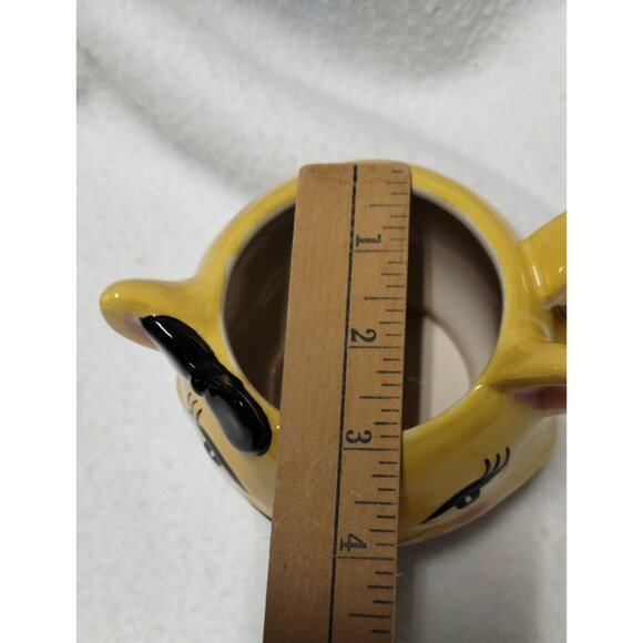 Cat Face Ceramic Mug with Bow & Whiskers Cute Cafe Home Essentials - Picture 10 of 14